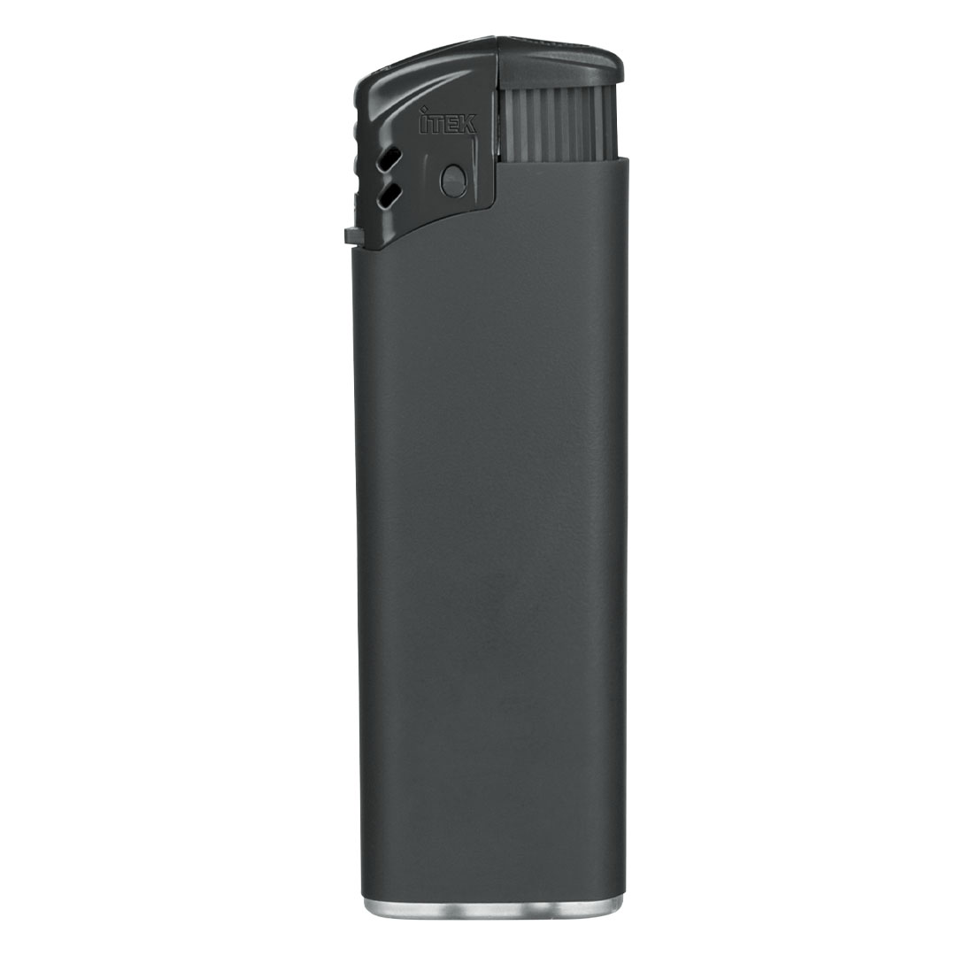 Plastic electronic lighter with turbo flame