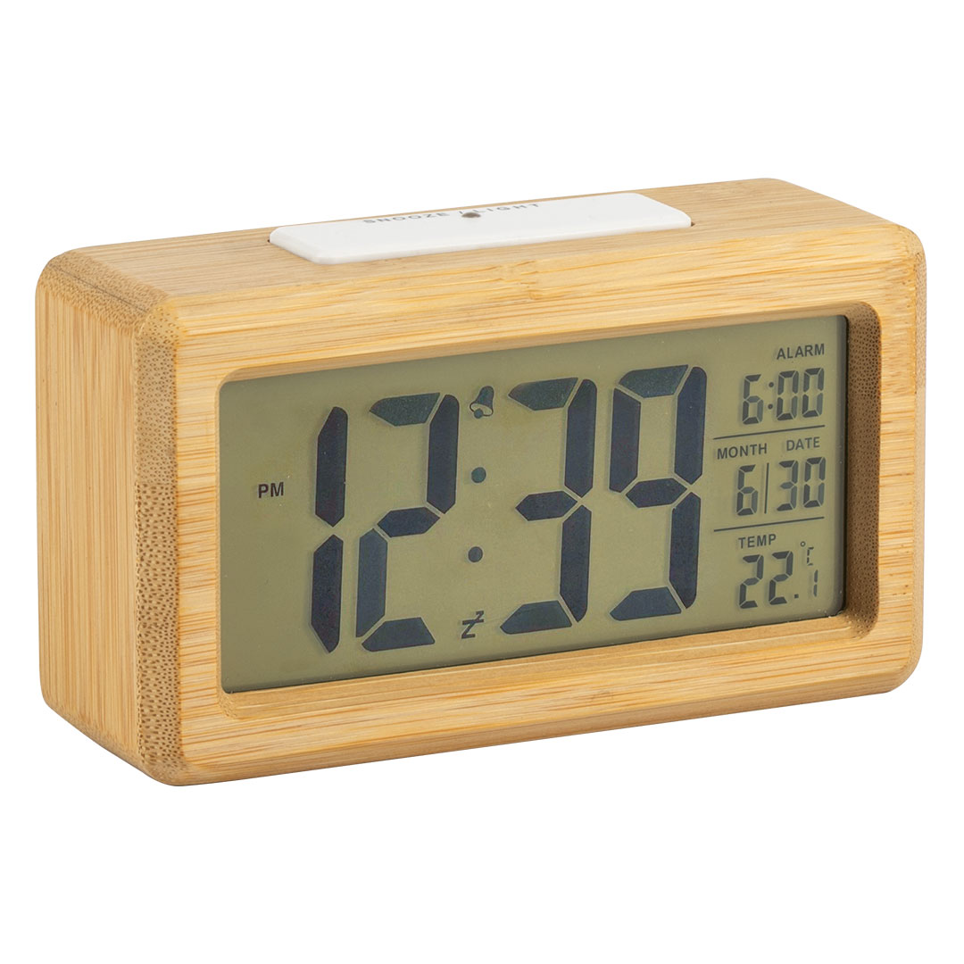 LCD desk clock