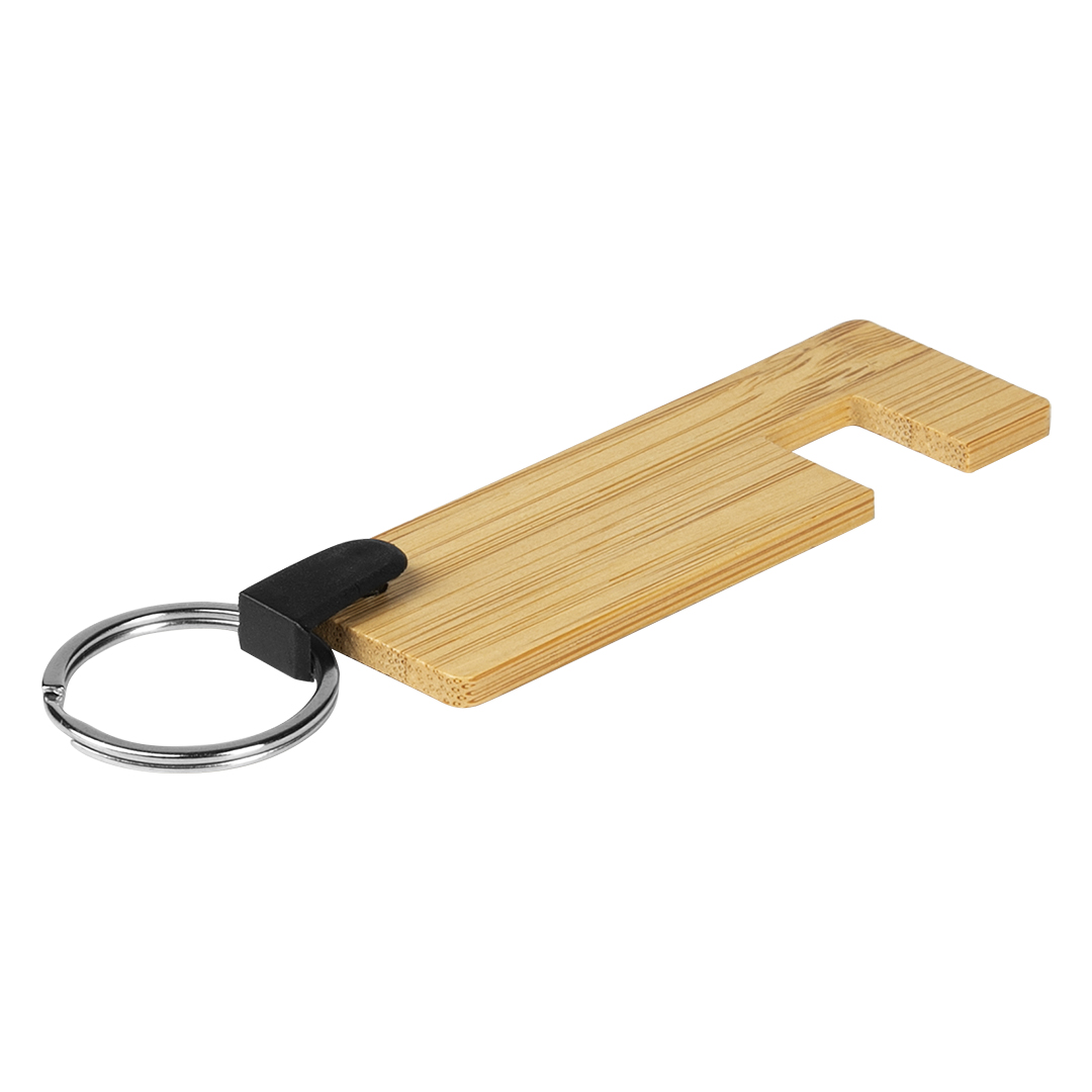 Bamboo key holder and mobile phone holder