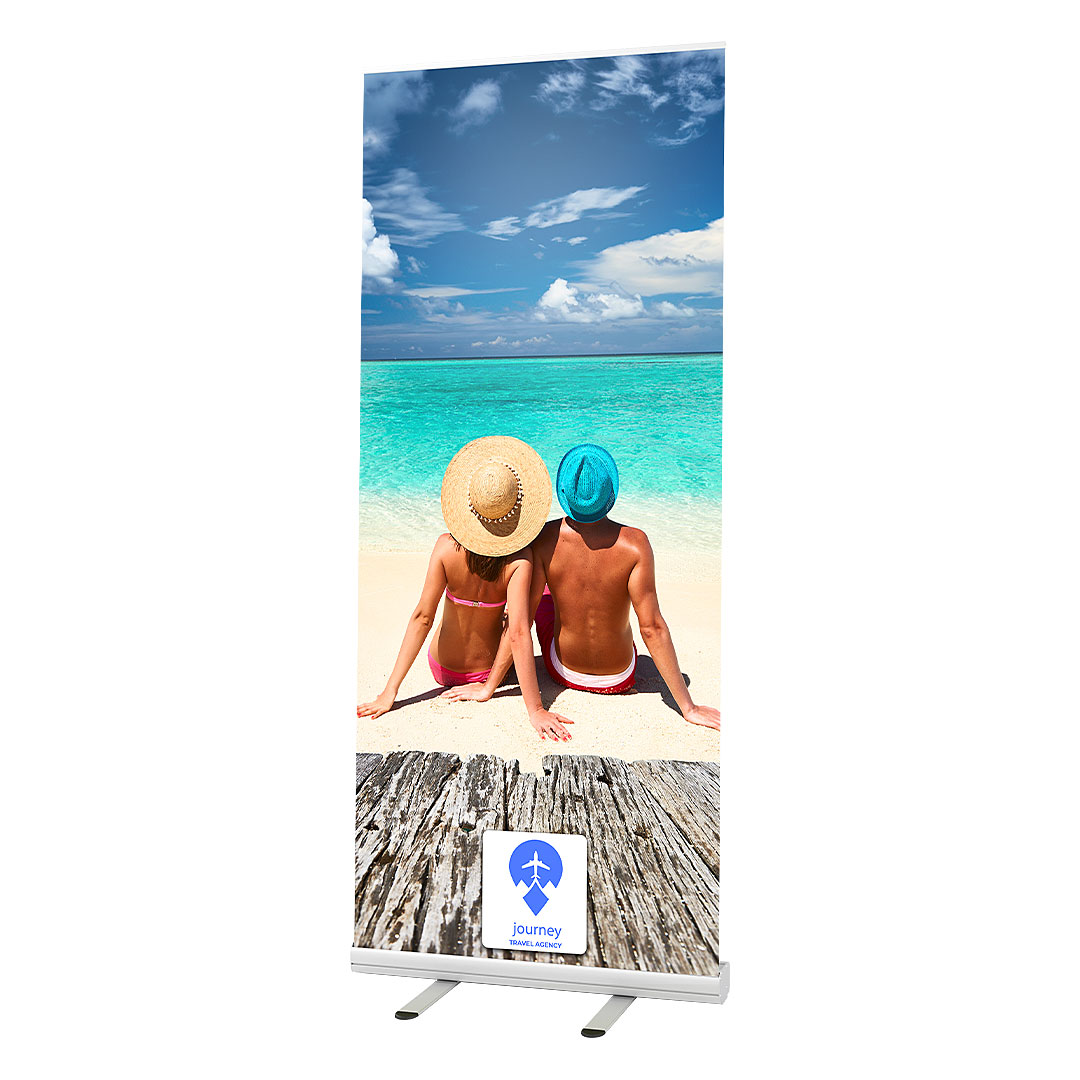 Aluminium roll up banner