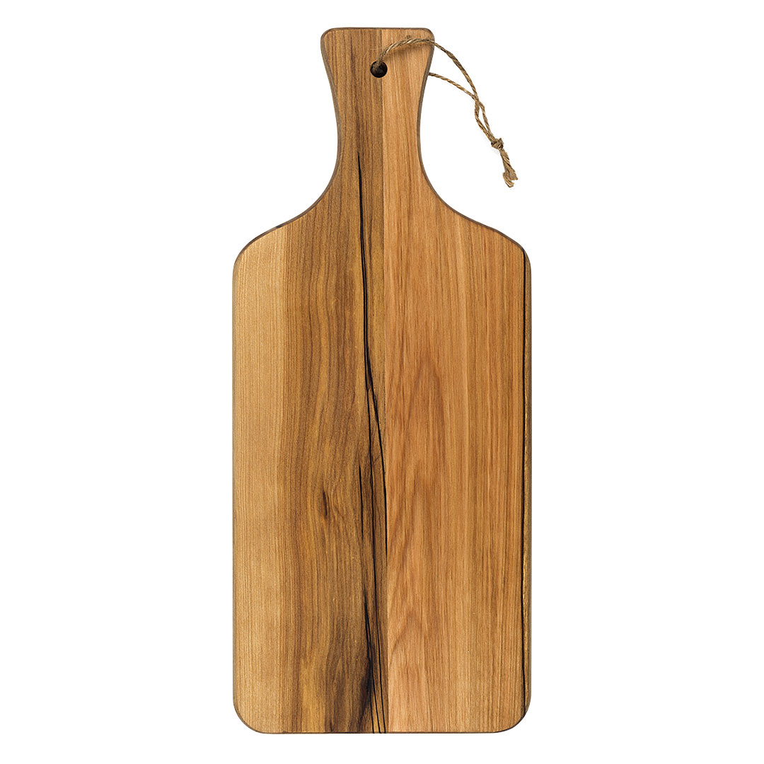 Wooden chopping and serving board