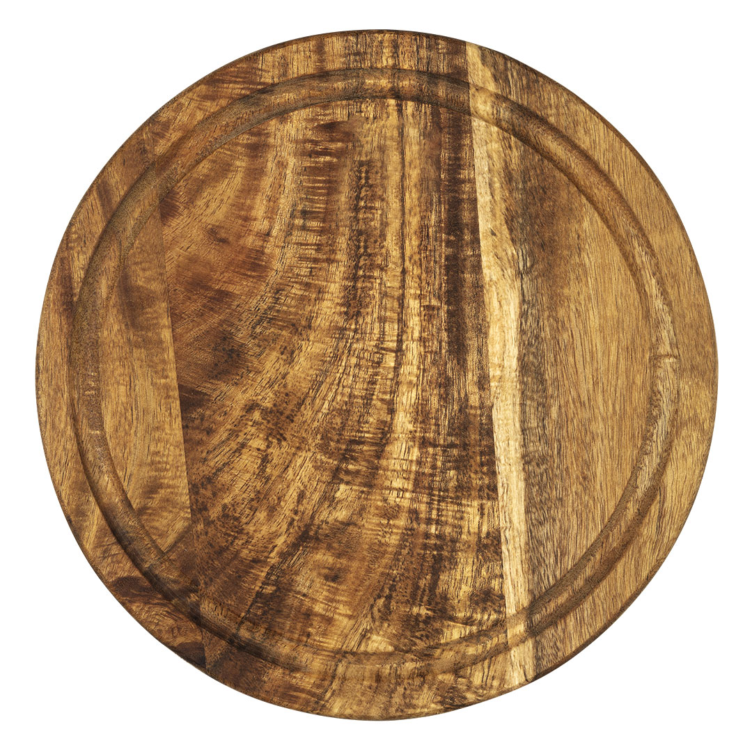 Wooden chopping and serving board