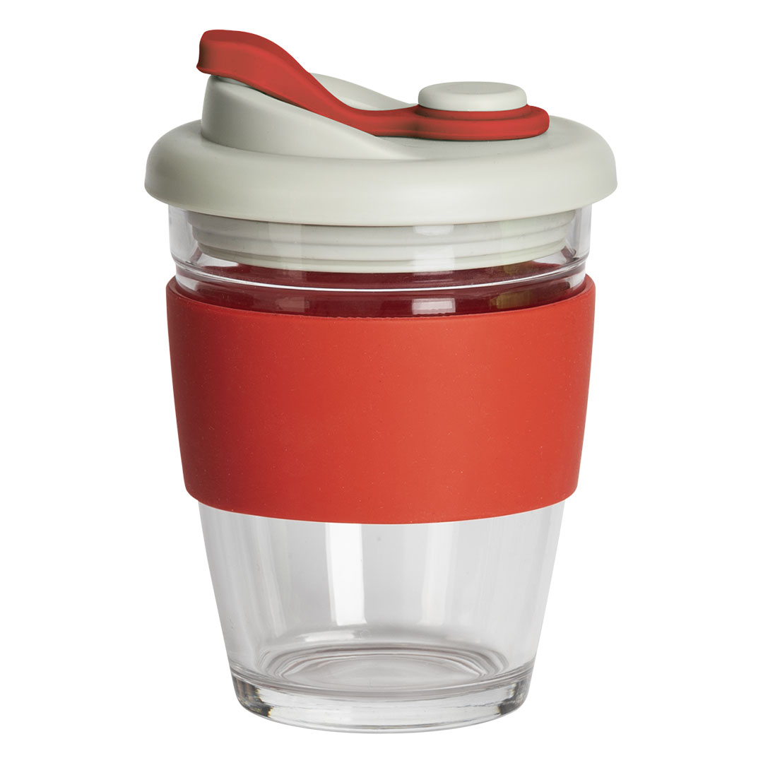 Mug with silicone sleeve, 350 ml