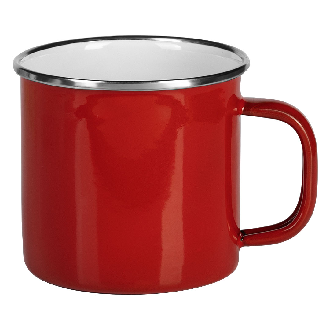 Enamel metal mug, 350 ml