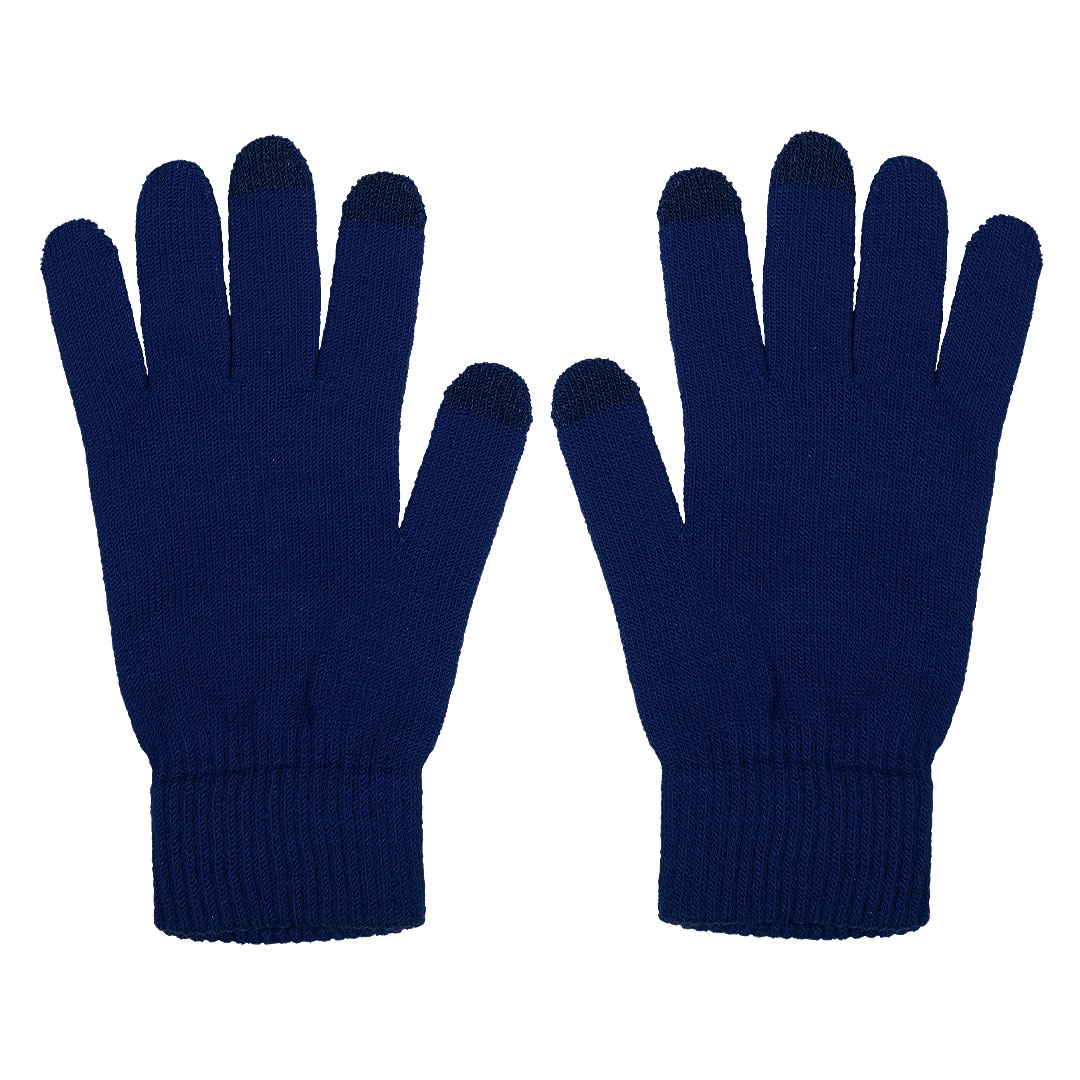 Gloves with three active touch fingers