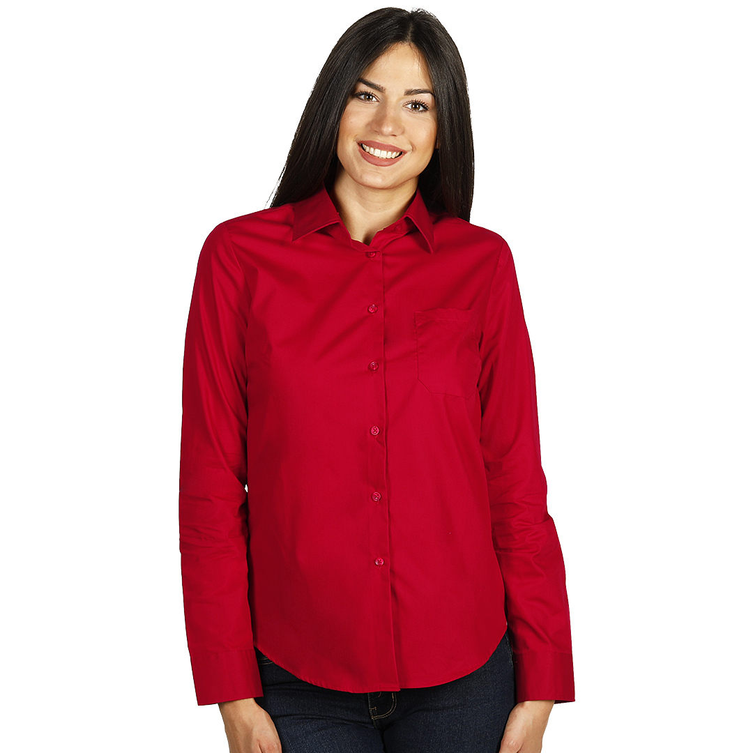 Women's long sleeve cotton shirt