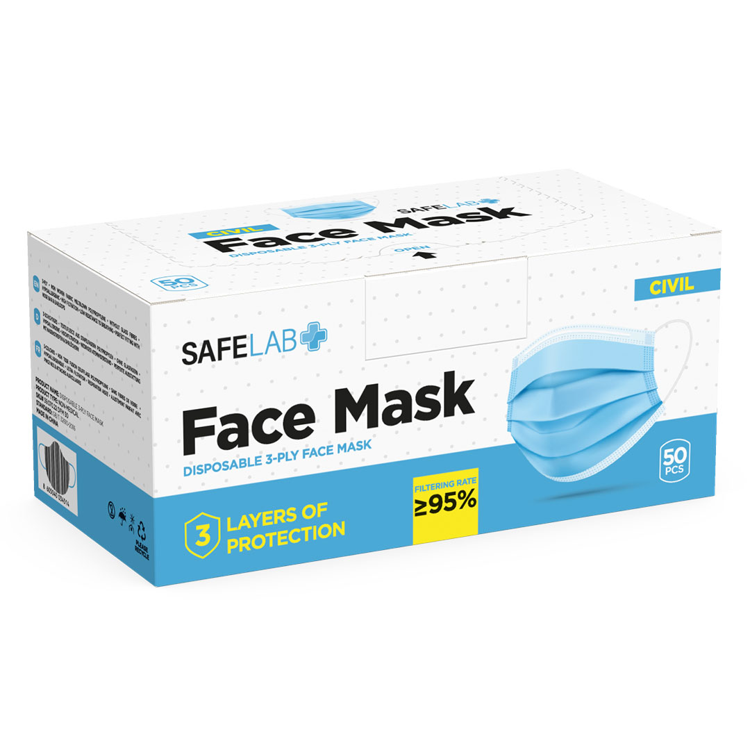 Disposable face mask