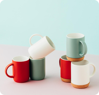 Ceramic mugs