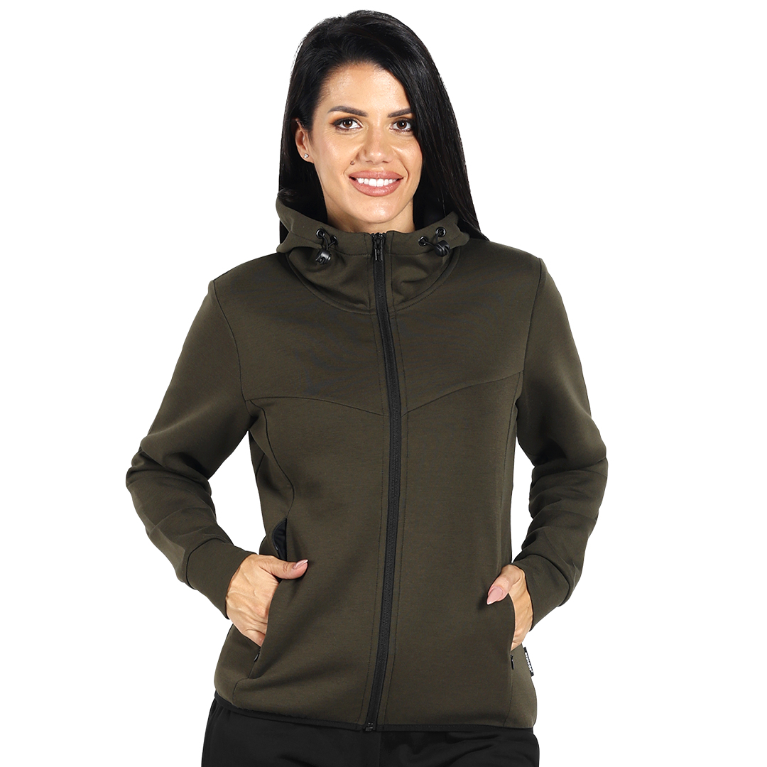 Woman's hooded sweatshirt, 300 g/m2